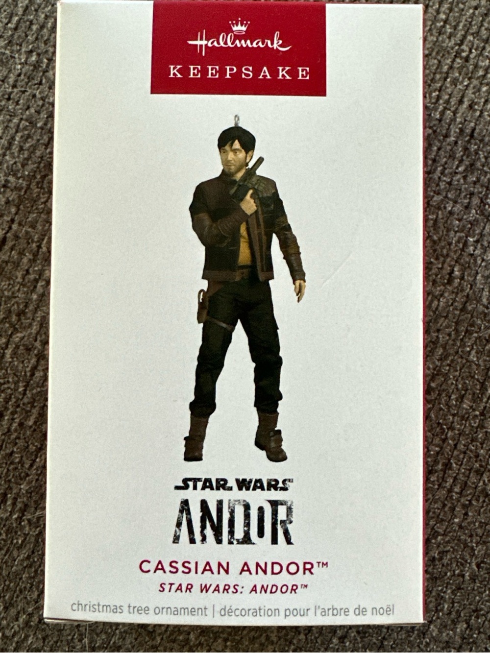 Hallmark Keepsake Christmas Ornament Cassian Andor Star Wars 2025 New